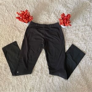 Lululemon Women’s - Size 10 Charcoal Fleece Active Traveler Pant